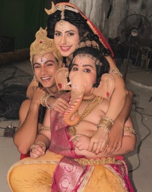 Subha Rajput Instagram - Meri Vitamin ki golisā„ļøā„ļø
.
.
#shivshakti #shakti #kartikeya #ganesh #love #blessed #happiness #grateful