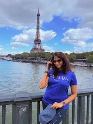 Subiksha Instagram - A little ‘bonjour’ goes a long way 💙
#paris