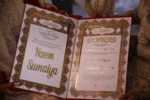 Sumaiya Shaikh Instagram - Alhamdulillah, for this day, this moment, and for the most beautiful chapter of my life beginning with you. ♥️ Allah ﷻ heard my duas long before I knew how they would be answered, and His plan was more perfect than I could have ever imagined. You are my greatest blessing, my safe place, and my companion in both dunya and, inshaAllah, Jannah. I thank Him for every prayer He accepted, every delay that was for my protection, and every step that led me to you. May Allah keep our hearts united in His love, fill our home with mercy, and make our journey together a source of endless barakah. @naeemsyedofficial ♥️ #thenswedding #naeemsumaiya #thegrandwedding 

Wearing:- @zarkash_official 
Nikah duppata:- @theclassic_bridals 
Nikha Nama:- @qubool_hai_wedcraft 
Captured by:- @_______krsna_______ 
Henna:- @mehendistudiogoa 
Nikah decor:- @u_z_a_i_r1209

#NaeemSummiWedding
#shaikhsesyedtak
#naeemsumaiya 
#NSWedding
#SyedShaikhSaga
#FilmyLoveStory
#7YearsStrong
#BollywoodApproved
#LegallyPyaarMein 🥹💘
#NaeemSyedofficial #sumaiyashaikhofficial