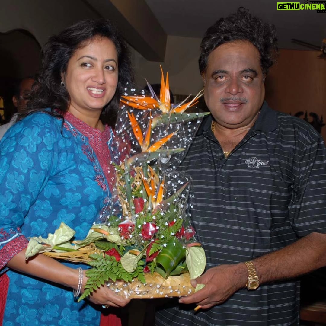 Sumalatha - 126.8K Likes - My dearest A
Today, as we mark 34 years of our journey together, my heart overflows with love and memories of you. Though you're no longer by my side, your presence remains eternal in my heart. Your love, laughter, and legacy continue to inspire me every day.

Seven years may have passed since you left us, but the memories we created together remain vivid and cherished. I'm grateful for the time we shared, the dreams we chased, and the love we nurtured.

Your absence is deeply felt, especially on days like today, but I'm comforted by the knowledge that you're watching over me from above. I miss you more than words can express, but I'm grateful for the beautiful life we built together.

Forever in my heart, my love.