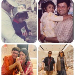 Supriya Pilgaonkar Instagram - My whole world and my biggest blessing 🌍 
A special day celebrating both my biggest inspirations.
Ajoba's 87th birthday & also Father's Day ♥️🧿

Gifted both of them photo books of their beautiful moments made by @odd.giraffe 🥹