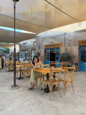 Swetha Venugopal Instagram - Walking through Al Seef felt truly special. Every little shop had its own charm and the entire place carried the soul of old Dubai. From the vintage stores to the earthy textures of the buildings, it felt like stepping back in time and seeing how the city once was. The cafes  tucked away in quiet corners made the experience even better, giving you a moment to slow down and just take it all in. It was calm, beautiful, and full of character. Such a lovely way to experience Dubai’s heritage and culture. I genuinely enjoyed every moment.

#AlSeefDubai #DubaiDiaries #OldDubai @dubai  @visit.dubai DubaiHeritage TravelDubai DubaiVibes WanderDubai TravelMoments ExploreDubai VintageVibes DubaiCulture TravelExperience DubaiAesthetic
