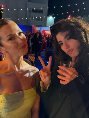 Tania Raymonde Instagram - a beautiful evening celebrating @superman last week with many people I truly adore (this Green Lantern especially) so if you haven’t yet had a chance to see this epic movie it’s pure joy and you’re going to love it 💚