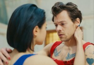 Tanu Muino Instagram - Harry Styles - As It Was 
This music video, means a lot for me!  The biggest dream that happened in this horrible time.
@harrystyles - you are the most amazing, talented, cute, fun person I ever worked with. Nothing you can’t do. It was a pleasure to create with you. Your music is inspired me so much, can’t wait for May 20th.
@bryanyounce and @mollyjane_x - thank you so mush for letting me make this video! Dream-makers! 
@frankborin and @ivannaborin - I think a lot of conversations  for  years, where are starting like - do you have Harry new song for me to write?!
Thank you guys. Love you, always making impossible happened.
@yoann_bourgeois  - still can’t believe, I was a big fan for a long time, and just dreamed to work with you. It was a joy to collaborate with you.
@sagefanny - thank you for making all the ideas real! 
@mashareva - talented Ukraine artist, who work I admire! Thank you, Masha, for creating this amazing painting! 
@nightwindow - you are my favorite, I refuse to work without you! It was fun one, can’t wait for more
@carlosfontclos - big fan before and even more now, you made it look perfect! Thank you. 
@nikitakkkuz - love forever!
@maxcolt - thank you and your team, who where working hard in Ukraine, under the sound of sirens! 
@bonhamcarterfd  - thank you for the best breakfast in my life!
The hole team who made it all happened is incredible:
Director: @tanumuino
Creative Director: @mollyjane_x
DOP: @nikitakkkuz
Choreographer:  @yoann_bourgeois 
Assistant Choreographer:  @sagefanny
Production Designer:  @nightwindow
Artist Stylist: @harry_lambert
Label: @columbiarecords
Commissioner: @bryanyounce
Production Company: @underwondercontent
Exec Producer: @frankborin
Exec Producer: @ivannaborin
UK Production Company: @a_just_fred_production 
Exec Producer:  @freeagentuk
Producer:  @bonhamcarterfd
Producer:  @andrew.rawson
Production Manager: @Zoe.gunn
Production Coordinator: @ojginn
Editor: @carlosfontclos 
VFX: @maxcoltt @the_frender
Colorist: @josephbicknell @company_3
1st Assistant Director: Andy Mannion 
2nd Assistant Director: @gemmamorton31
Gaffer: @elliot_be