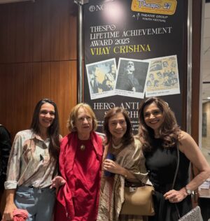 Tara Sharma Instagram - A v Happy Birthday Daddy.

You’d be 86 today. Always in our hearts. We Love You ❤️. 

Was going to post just the 1st photo but then as often happens, a carousel happened, ooops! Here goes;

1 Mum and Dad HBD Daddy / Naana
2 sunset a few days ago
3 photo of us at the start of the year how has time flown like this 
4 Friends and colleagues are acting in huge films and even trending and here is my longest running  show haaha our Christmas playlet for little kids at our kids old nursery @westwindschool . Our kids are as you know v big now, but it is tradition to do this and even though we only practice a few times, it is such fun! Sorry have not listed out everyone in it but please do tag and or DM me handles.
5 at fab @conscious_collective by @godrejdesignlab yesterday. Do go It is on all weekend.
6 at cc
7 immersive display at cc 
8 a huge congrats Vijay Uncle on winning the lifetime achievement award at @thespoindia huge congrats and love Smita Aunty, @freyancb and @nyholkar . Missed a photo with all, but here with Mum and @lilletedubeyofficial .
9 football and Kai every day always 
10 Fun din with chuddy buddy besties @pooj.kabra @poojakhianizaidi @neha_raintree @shazmeenl @topdogsalon_paw.naturale 
11 met a dog who reminded me so much of Tia. First time I’ve pet a dog since Tiu passed. Heart broke a bit but also made me smile remembering the pure joy and love Tiu gave us all and continues to.
12 bizarrely this photo with the actual Tiu popped up as a memory, on exactly the same day 2 years ago. Looking so similar. Perhaps a sign from her saying time to think of a Tiu Junior?
13 flowers
14 back on a film set after a while…exciting small role but good to be acting again and talks on for a few more. Will keep you posted! 
15 Tiu and Zen flashback 
16 WW tree
17 cc
18 Daddy’s bench with our Alsatians 

Kids had their school fete today Z and team kudos and exams finished for K a few days ago so all in all a busy time and as I said sorry not sure how my single photo post turned into this photo dump. But again as #thetarasharmashow began as my diary as a new Mum way back, the trend seems to continue haaha! Onward and upward touch wood😀❤️🧿 Have a fab wkend

#staysafe