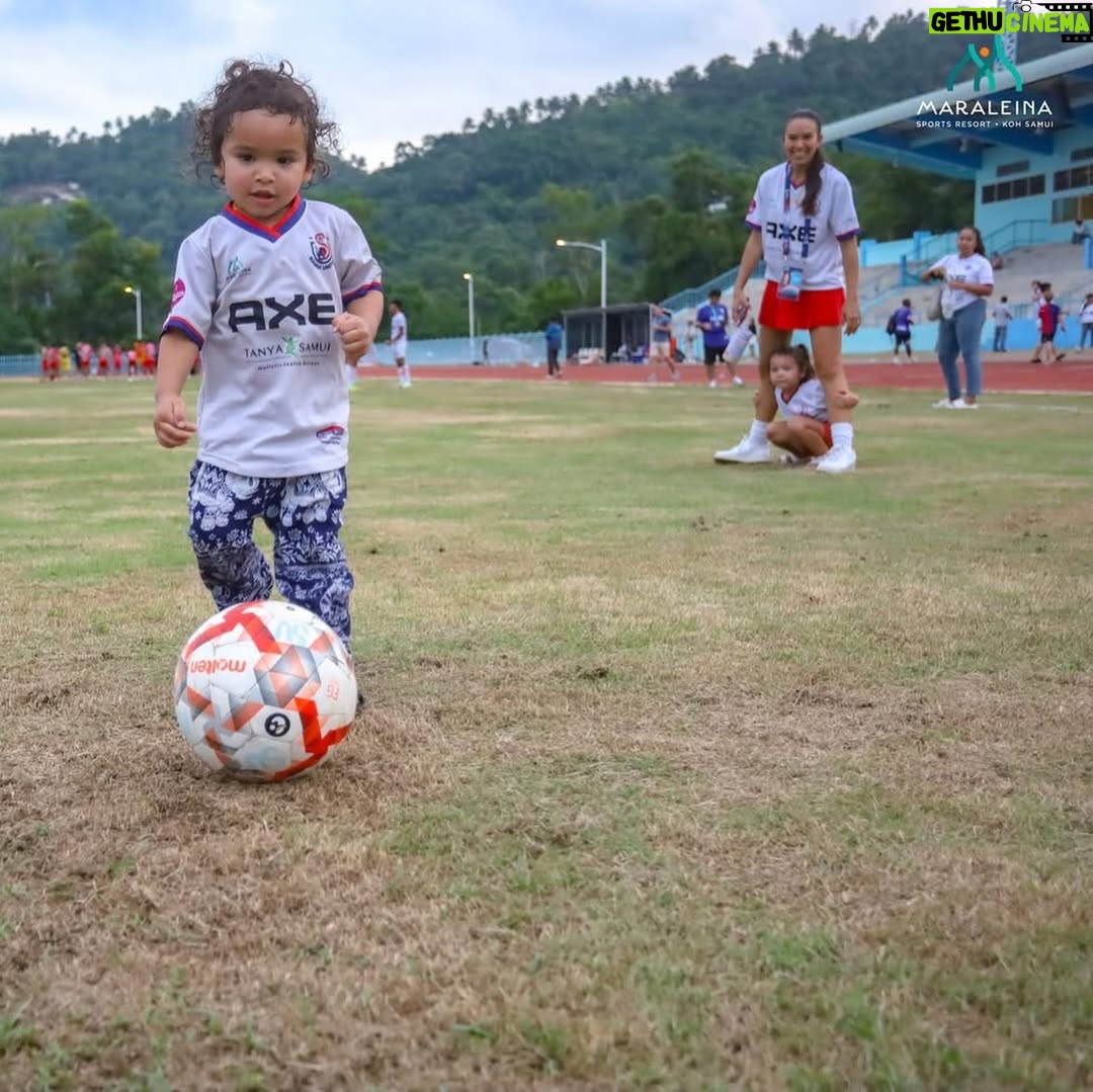 Taya Rogers - 4K Likes - Happy Father’s Day to the man showing our kids how to work hard, live with passion, & chase your dreams with unwavering determination 💖⚽️🏝️🐒💪🏽 

You put a team together in record time, worked on every aspect of making Samui United a reality for the island that raised you, and continue to find ways to provide opportunities for the other kids on the island who, like you, spent their childhood turning every space into a football pitch and every coconut into a goal worthy ball. 

And now here we are- 6 months of Samui United, 4 months of training, late nights planning, early mornings & late nights spent navigating the challenges of bringing this dream to life, and we are ⚡️UNDEFEATED⚡️- Our little ragtag team of islanders, reflecting your passion right back at you, backed by an island of people who never thought they’d see the day they’d have a professional team to cheer for…. And we’re on our way to the finals 🌟⚽️💪🏽🏝️🐒💪🏽 

You amaze me every day and I am so grateful I get to be by your side for this journey. As far as I’m concerned, we’re already winning 💖