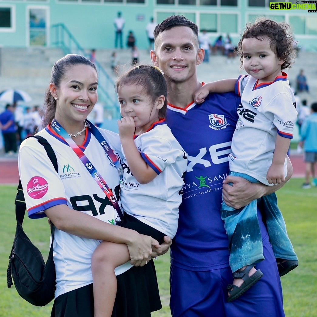 Taya Rogers - 4K Likes - Happy Father’s Day to the man showing our kids how to work hard, live with passion, & chase your dreams with unwavering determination 💖⚽️🏝️🐒💪🏽 

You put a team together in record time, worked on every aspect of making Samui United a reality for the island that raised you, and continue to find ways to provide opportunities for the other kids on the island who, like you, spent their childhood turning every space into a football pitch and every coconut into a goal worthy ball. 

And now here we are- 6 months of Samui United, 4 months of training, late nights planning, early mornings & late nights spent navigating the challenges of bringing this dream to life, and we are ⚡️UNDEFEATED⚡️- Our little ragtag team of islanders, reflecting your passion right back at you, backed by an island of people who never thought they’d see the day they’d have a professional team to cheer for…. And we’re on our way to the finals 🌟⚽️💪🏽🏝️🐒💪🏽 

You amaze me every day and I am so grateful I get to be by your side for this journey. As far as I’m concerned, we’re already winning 💖