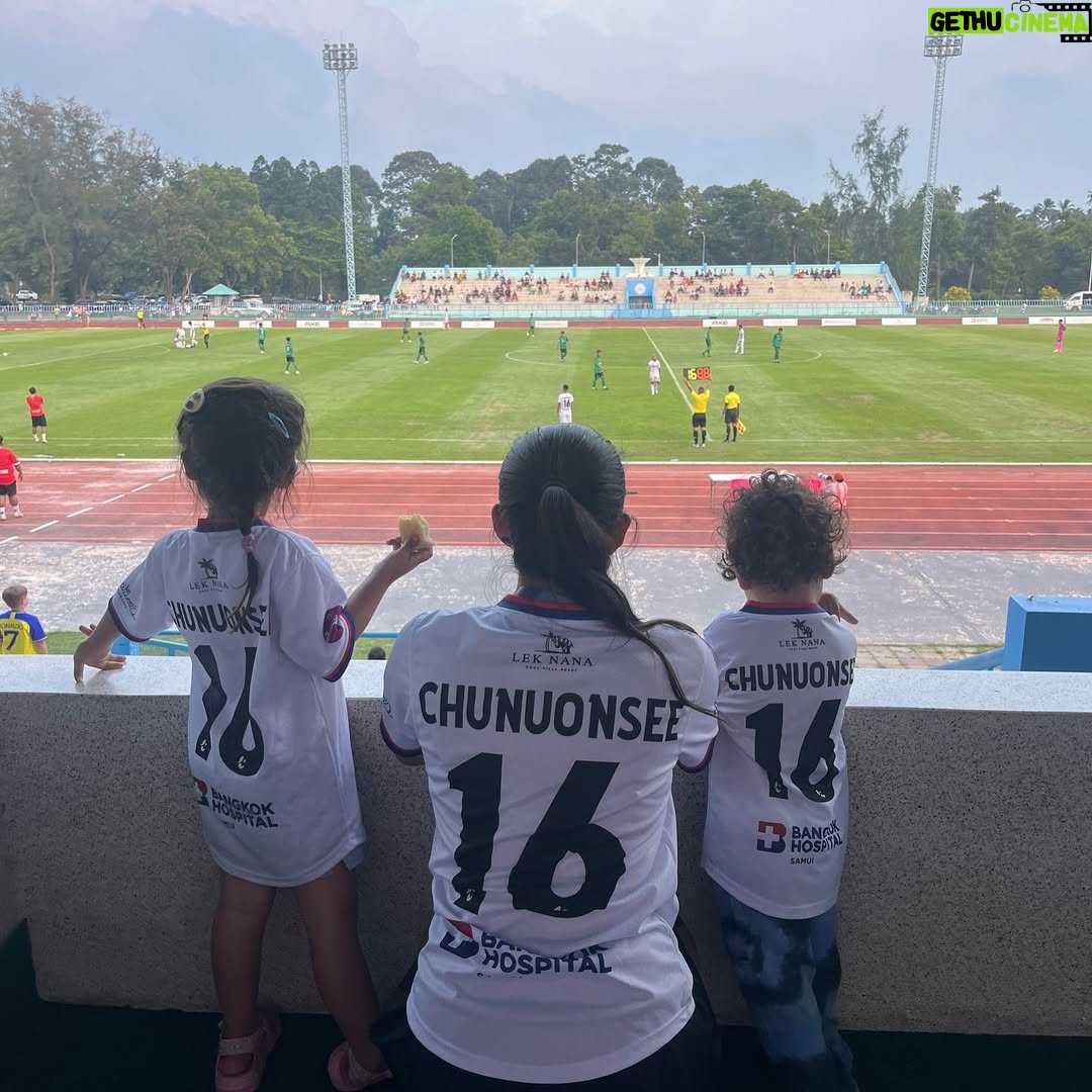 Taya Rogers - 4K Likes - Happy Father’s Day to the man showing our kids how to work hard, live with passion, & chase your dreams with unwavering determination 💖⚽️🏝️🐒💪🏽 

You put a team together in record time, worked on every aspect of making Samui United a reality for the island that raised you, and continue to find ways to provide opportunities for the other kids on the island who, like you, spent their childhood turning every space into a football pitch and every coconut into a goal worthy ball. 

And now here we are- 6 months of Samui United, 4 months of training, late nights planning, early mornings & late nights spent navigating the challenges of bringing this dream to life, and we are ⚡️UNDEFEATED⚡️- Our little ragtag team of islanders, reflecting your passion right back at you, backed by an island of people who never thought they’d see the day they’d have a professional team to cheer for…. And we’re on our way to the finals 🌟⚽️💪🏽🏝️🐒💪🏽 

You amaze me every day and I am so grateful I get to be by your side for this journey. As far as I’m concerned, we’re already winning 💖