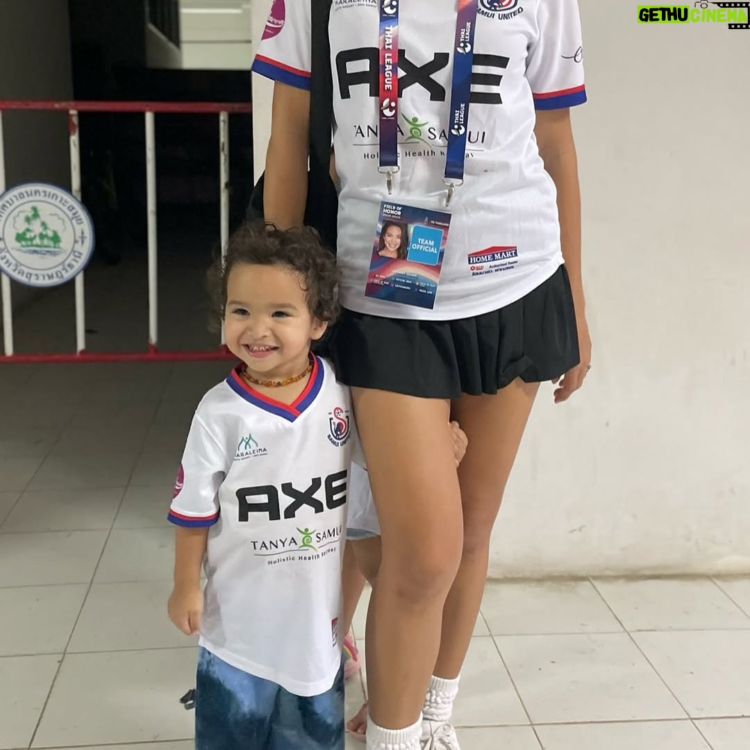 Taya Rogers - 4K Likes - Happy Father’s Day to the man showing our kids how to work hard, live with passion, & chase your dreams with unwavering determination 💖⚽️🏝️🐒💪🏽 

You put a team together in record time, worked on every aspect of making Samui United a reality for the island that raised you, and continue to find ways to provide opportunities for the other kids on the island who, like you, spent their childhood turning every space into a football pitch and every coconut into a goal worthy ball. 

And now here we are- 6 months of Samui United, 4 months of training, late nights planning, early mornings & late nights spent navigating the challenges of bringing this dream to life, and we are ⚡️UNDEFEATED⚡️- Our little ragtag team of islanders, reflecting your passion right back at you, backed by an island of people who never thought they’d see the day they’d have a professional team to cheer for…. And we’re on our way to the finals 🌟⚽️💪🏽🏝️🐒💪🏽 

You amaze me every day and I am so grateful I get to be by your side for this journey. As far as I’m concerned, we’re already winning 💖