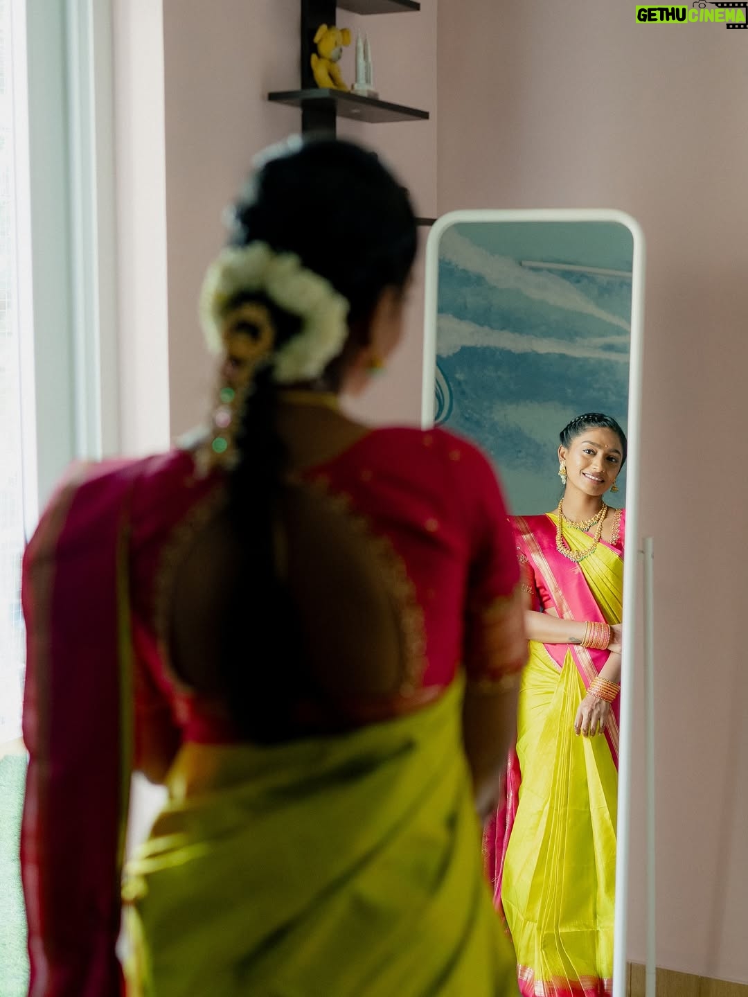 Teja Venkatesh - 48.8K Likes - All smiles, silk and sunshine for my special day 🤍🥹

This Saree is sooo special for me !Thanks to my Man who always makes me feel special and blessed 🤍🥹♾️ 

Beautiful blouse stitched by @niga_designers 🤍

#ponnu #specialday #sunshine #nov1st #birthdayspecial