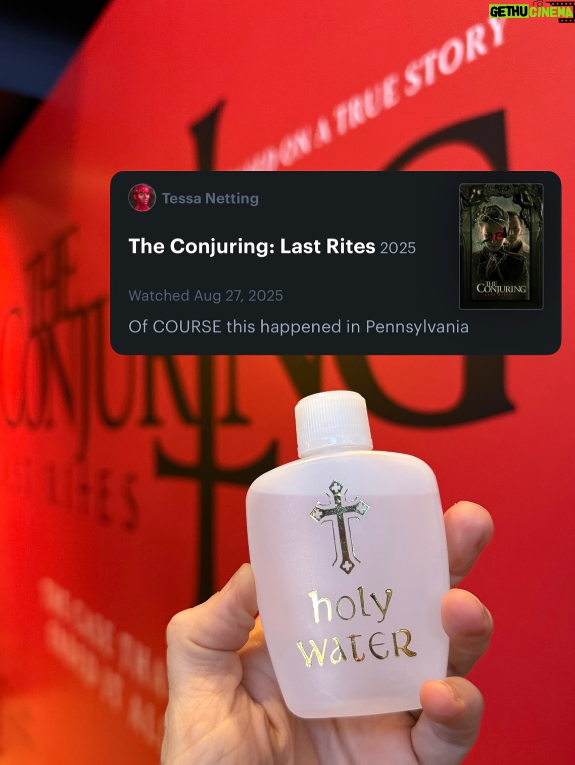 Tessa Netting - 2.4K Likes - HAPPY CONJURING WEEKEND TO ALL WHO CELEBRATE 🙏✝️🩸🪞🎉 #TheConjuring Last Rites in theaters now!! #wbinvited