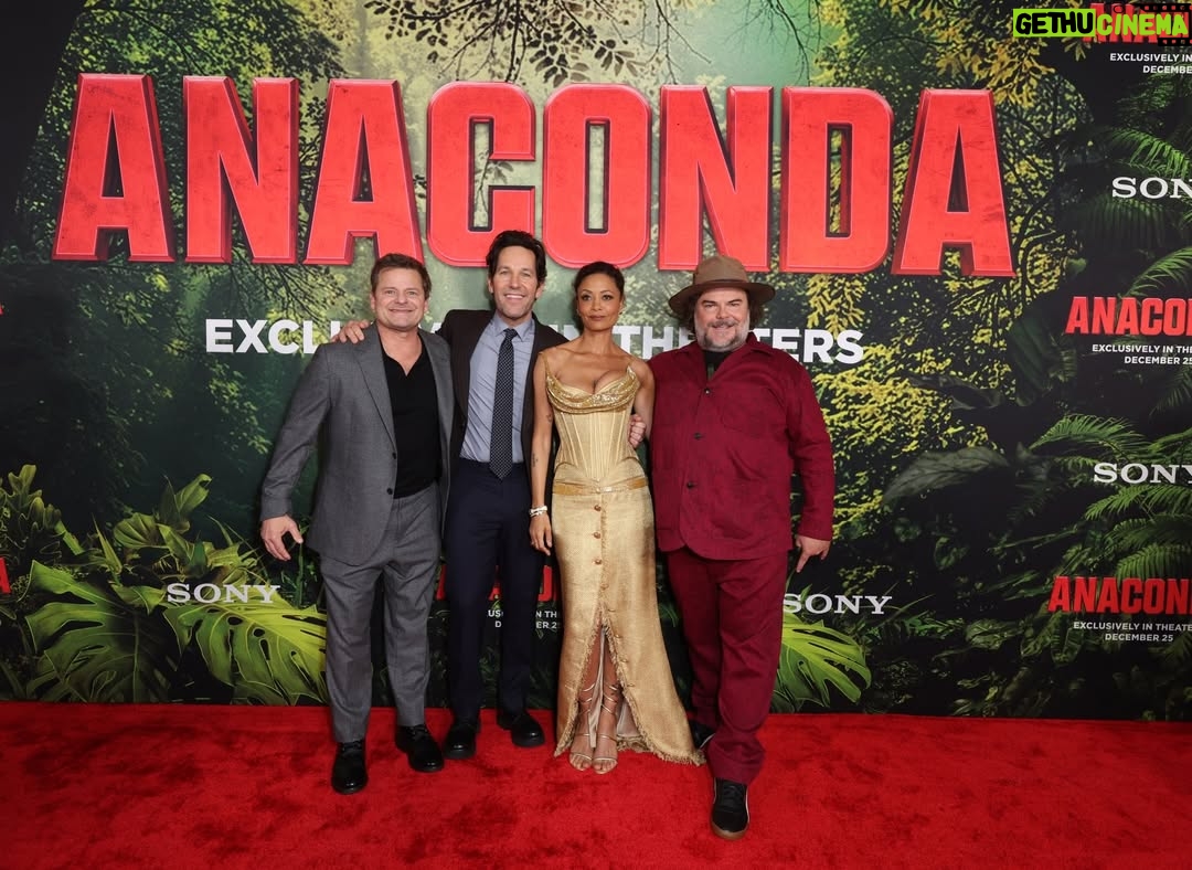 Thandiwe Newton - 4.6K Likes - Things got wild at the #AnacondaMovie World Premiere.

Don’t miss the holiday’s biggest comedy – in theatres this Christmas. Get tickets now.