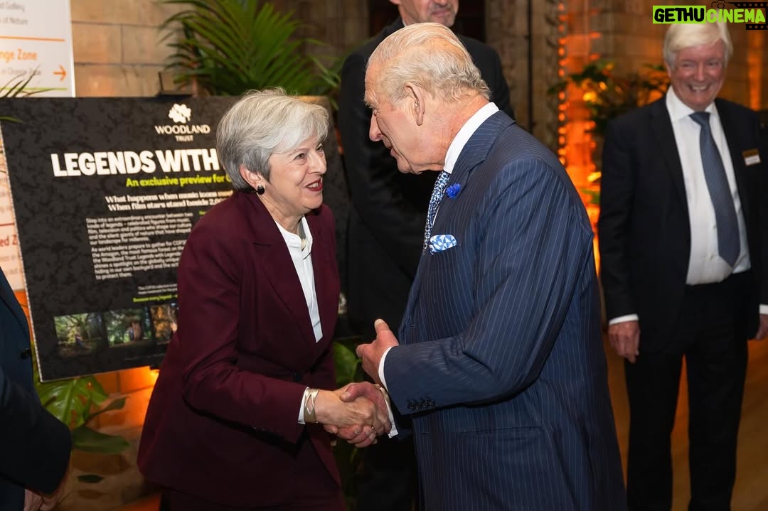 Theresa May - 3K Likes - Delighted to visit the @natural_history_museum last night for the Countdown to COP30: Mobilising Action for Climate and Nature event alongside @theroyalfamily and @princeandprincessofwales

It was an honour to take part in the @woodlandtrust photo exhibition raising awareness of UK nature and protecting our precious environment.
