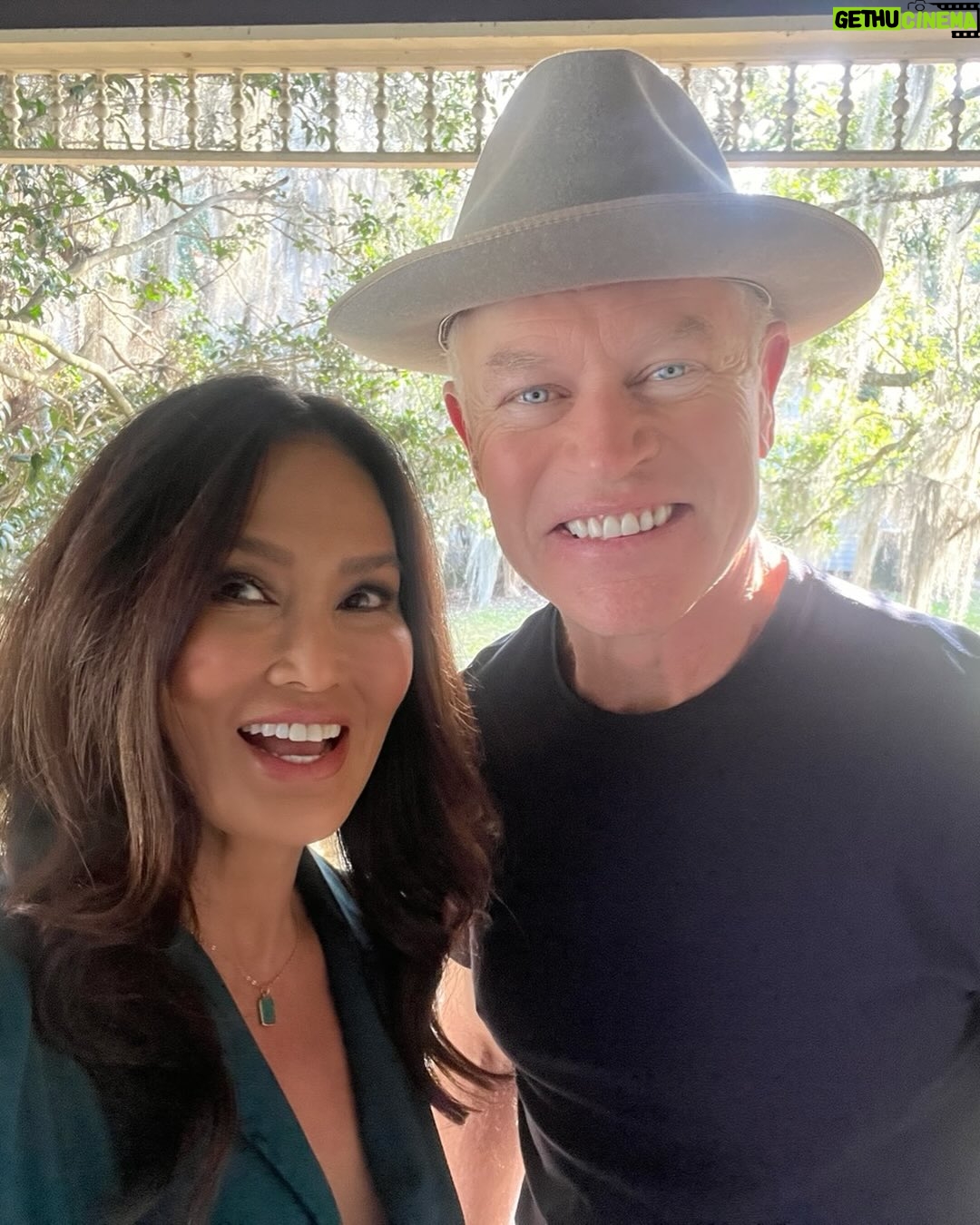 Tia Carrere - 20.6K Likes - There’s  nothing like getting to work with longtime friends like @neal_mcdonough and @ruvemcdonough 💕💕 *missing you in this picture Ruvé!*