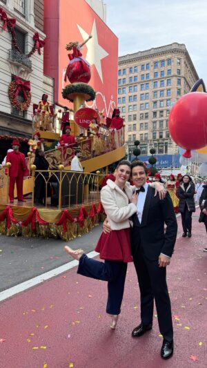 Tiler Peck Instagram - Happy Thanksgiving!! So grateful for each and every one of you 🦃🍁🩰
We had so much fun getting to perform with @calumscott in the @macys Thanksgiving Day Parade this morning!
Many of you asked to see more of our full performance, so hope you enjoy this BTS🤩 @lindt_usa
#dance #dancer #ballet #ballerina #macys #macysparade #thanksgiving #bts #macysthanksgivingdayparade #parade #performance