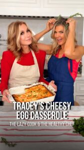 Tracey E. Bregman Instagram - 🎄🍳 Tracey’s Christmas Cheesy Egg Casserole 🍳🎄
 Some recipes are delicious… and some recipes come with a story that makes them even better. This one has both.

Tracey learned this cozy, comforting casserole from her dear friend and Young & The Restless co-star @bethmaitlanddqb Beth Maitland, and it originally came from Beth’s mom, Dottie. It’s been loved for generations — and now it gets to live on in your Christmas morning lineup, too.

It’s cheesy (in the best way), feeds everyone, and has that magical “wow, you really made this?” energy… despite being incredibly easy. Which makes it exactly the kind of recipe The Lazy Cook & The Healthy Chef adore.

📺 Come cook   laugh with us on YouTube! (Links in bio)
 Subscribe → thelazycookandthehealthychef

Full Recipe:
Ingredients:
- 12 large eggs
- 2 cans cream of celery soup
- 16 oz frozen mixed vegetables
- 8 oz Monterey Jack (divided)
- 8 oz cheddar (divided)
- Flat-leaf parsley

Instructions:
- Preheat oven to 425°F. Grease 9x13 dish.
- Blend eggs   cream of celery until smooth.
- Fold in veggies   half the Jack   half the cheddar.
- Pour into dish   top with remaining cheese.
- Cover with foil → bake 60 minutes.
- Check center; uncover last 10 min for browning.
- Rest 5–10 min. Garnish   serve warm.

A comforting casserole, a Christmas tradition, and a family recipe we’re truly honored to share.

 If you make it, tag us — and Merry Christmas from our kitchen to yours. 🎄✨

#christmasbreakfast #breakfastrecipe #christmasrecipe #breakfastinspo #easyrecipes