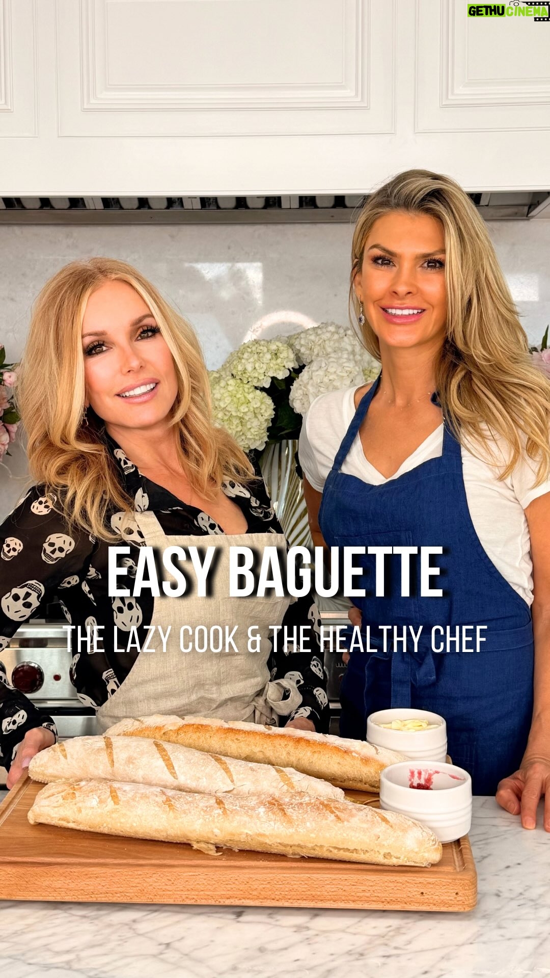 Tracey E. Bregman - 46.3K Likes - 🥖 Easy Baguette 🥖

Meet the baguette that looks fancy… but doesn’t act like it. No kneading, no drama, no “I need special equipment” energy — just simple, crusty, golden perfection. Totally Lazy Cook & Healthy Chef approved.

This easy baguette recipe is ideal for beginners, carb lovers, and anyone who wants impressive homemade bread without wrestling dough like it’s an arm-day workout. Minimal effort, major payoff.

📺 Come cook   laugh with us on YouTube!
Subscribe → thelazycookandthehealthychef

🥖 EASY BAGUETTE (Makes 3)
Ingredients:
3 ½ cups bread flour
2 tsp kosher salt
Pinch sugar
1 tsp active dry yeast
1 ¾ cups warm water (110°F)

Instructions:
Mix flour   salt.
Bloom yeast: warm water   pinch sugar (5–10 min).
Add yeast mix to flour → stir until sticky dough forms.
Optional: rest 30 min & fold up to 3x for extra rise.
Cover tightly → rise overnight (12 hrs).
Turn onto a floured surface → divide into 3.
Shape into baguettes (fold like a letter → roll into logs).
Rest 20–30 min while oven heats to 475°F with a metal pan inside.
Dust   score tops.
Bake: add boiling water to hot pan for steam → bake 15 min.
Remove steam pan → bake 10–12 more minutes.
Turn oven off → crack door → leave loaves 5–10 min.
Cool completely for the crispiest crust.

Fresh, warm baguettes without the chaos? That’s our kind of baking.

Links for recipe in bio

Tag us if you make it — and don’t forget to subscribe on YouTube. 🍞✨

#frenchbaguette #bakingfromscratch #homemadebread #holidaybaking #easyrecipe