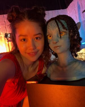 Trinity Jo-Li Bliss Instagram - full circle. It took 8 years and so much love for this beautiful film to be yours. I would not be who I am today without my amazing Avatar family, this journey, and my girl Tuk. 
I’m so proud of Tuk. we are growing up together. She is a part of me forever. I am literally blue! I wish with everything in me that we will be able to share the story of sully family and teenage tuk in Avatar 4&5.
To all my cast and crew members —> each and every one of you has inspired me. You are incredible at what you do and incredible people. Sending so much love to you all!!! It’s so cool to see everyone’s hard work and teamwork come together on the big screen. I’m grateful to be a part of that. 

See you in cinema to experience Avatar: Fire and Ash! 

Love you all! 🩵