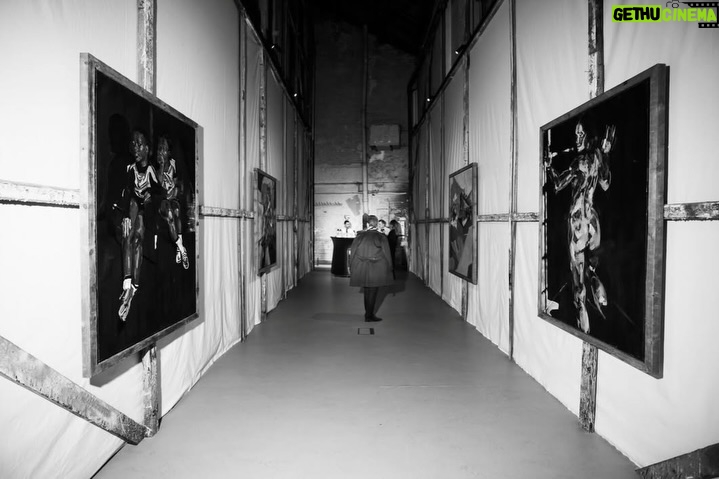 Trudie Styler - 6.7K Likes - So proud of my godson @roccoritchie, who is an extraordinary person and has dedicated himself to his art. Rocco Ritchie & Tony Cassanelli’s new exhibition #TalkIsCheap is at The Painting Rooms in Soho, London, now open to the public just steps from Tottenham Court Road tube. Go see it quick - last day will be tomorrow, Wednesday 17 December!