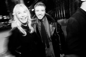 Trudie Styler Instagram - So proud of my godson @roccoritchie, who is an extraordinary person and has dedicated himself to his art. Rocco Ritchie & Tony Cassanelli’s new exhibition #TalkIsCheap is at The Painting Rooms in Soho, London, now open to the public just steps from Tottenham Court Road tube. Go see it quick - last day will be tomorrow, Wednesday 17 December!