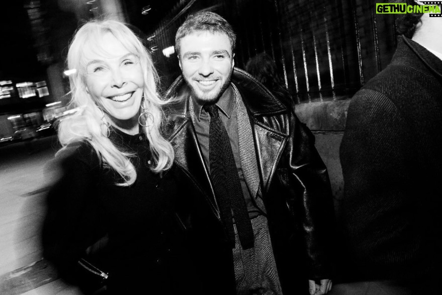 Trudie Styler - 6.7K Likes - So proud of my godson @roccoritchie, who is an extraordinary person and has dedicated himself to his art. Rocco Ritchie & Tony Cassanelli’s new exhibition #TalkIsCheap is at The Painting Rooms in Soho, London, now open to the public just steps from Tottenham Court Road tube. Go see it quick - last day will be tomorrow, Wednesday 17 December!