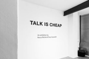 Trudie Styler Instagram - So proud of my godson @roccoritchie, who is an extraordinary person and has dedicated himself to his art. Rocco Ritchie & Tony Cassanelli’s new exhibition #TalkIsCheap is at The Painting Rooms in Soho, London, now open to the public just steps from Tottenham Court Road tube. Go see it quick - last day will be tomorrow, Wednesday 17 December!