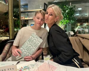 Ulrika Jonsson Instagram - Happy 17th Birthday to my bonus baby!
The child I didn’t think I’d have because 3 seemed more than enough.
But then 10lbs of you ‘popped’ out when I was 41 and now you tower above me at 6’2”.
I love you so much and our relationship which has, at times, been like a walk through Jurassic Park.
You’re becoming a fine young man.
And a bit of a weirdo with your insistence on an ice cube in your tea in the mornings.
Today is yours, Malcolm Charles Tripp.

Love,
mamma x