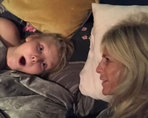 Ulrika Jonsson Instagram - Happy 17th Birthday to my bonus baby!
The child I didn’t think I’d have because 3 seemed more than enough.
But then 10lbs of you ‘popped’ out when I was 41 and now you tower above me at 6’2”.
I love you so much and our relationship which has, at times, been like a walk through Jurassic Park.
You’re becoming a fine young man.
And a bit of a weirdo with your insistence on an ice cube in your tea in the mornings.
Today is yours, Malcolm Charles Tripp.

Love,
mamma x