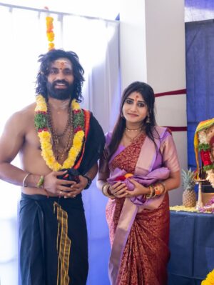 Vasanthi Krishnan Instagram - Happy birthday to love of my life ❤️, you pamper me like my mother, you guide and protect me like my father, you are my best friend where I can do all nonsense. My handsome husband you are my everything. Glad we performed padi Pooja rituals at home today on the occasion of your birthday lord Ayyappa blessings to you and our family ✨🙏🏻
.
.
.
.

Photography @candid_shoooter_ 📸

#instagram #inspirational #devotional #vibe #instamood