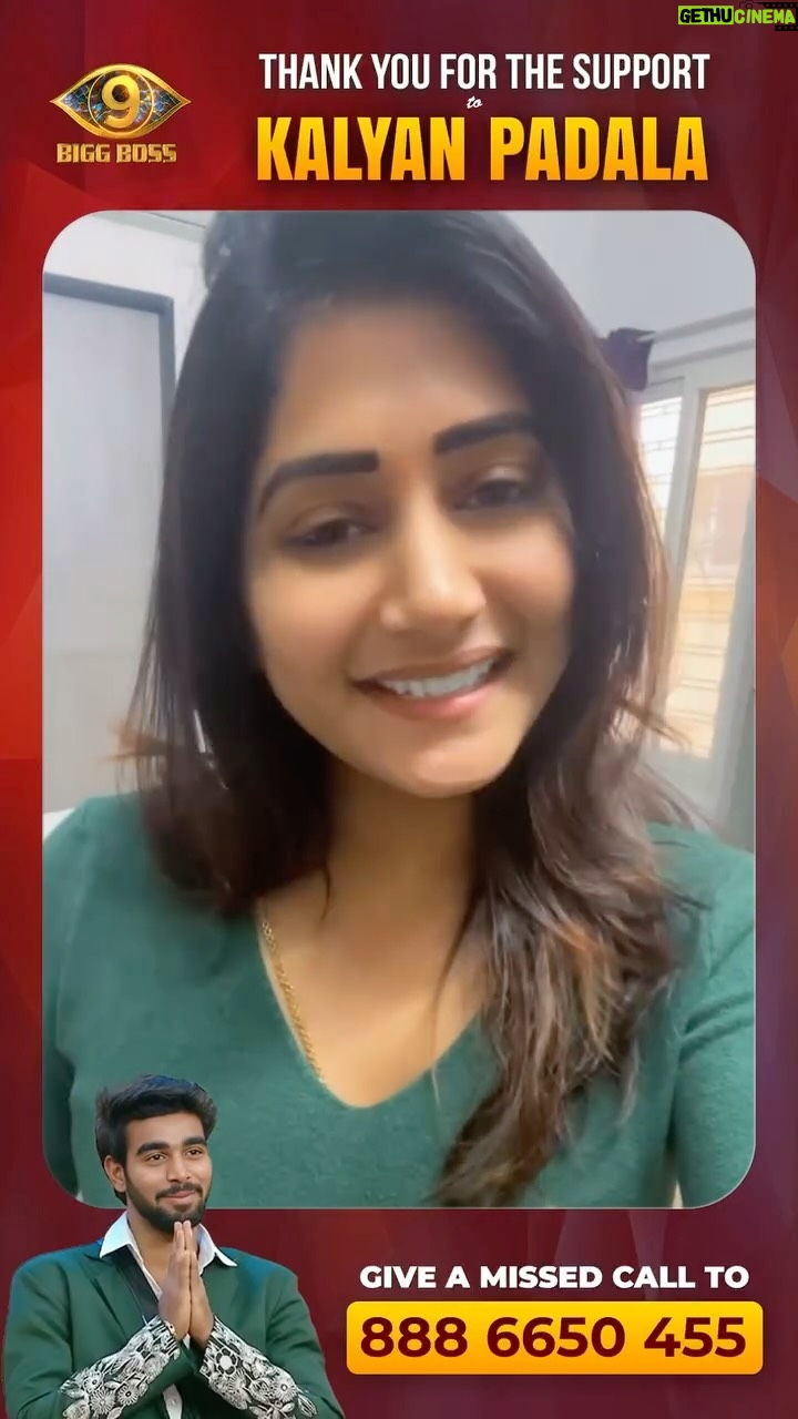 Vasanthi Krishnan - 89.5K Likes - Thank you, @vasanthi__krishnan garu for your support towards our #KalyanPadala. 

It definitely reminds many of us to VOTE NOW & MAKE IT COUNT

Your support strengthens all of us and especially Kalyan, who has played with clarity, dignity and unwavering effort.

#KalyanForTheWin #BiggBossTelugu9 #BB9Finalis