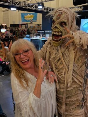 Ve Neill Instagram - Friday night @monsterpaloozaofficial with this amazing @stevelaporte_facemaker creation that the absolutely fabulous @greasepaintgirl also helped bring to life ✨💚 
@kevinkeppy as the wonderful model 
•
#monsterpalooza #makeup #makeupartists #ppi #ppipremiereproducts #sfx #sfxmakeup #sfxmakeuptutorial #sfxmakeupartist #specialeffectsmakeup #prosthetics #monsters