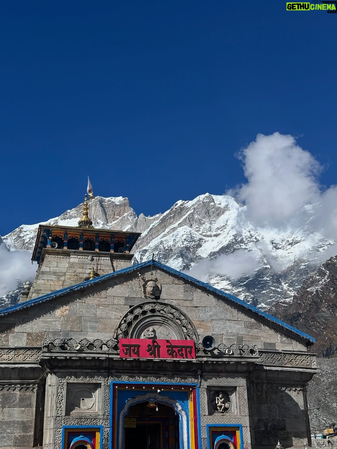 Vedika Pinto - 34.4K Likes - Ended the year that was, in magical Kedarnath with my chaddi friend. So much to be grateful for and so much to look forward to. #happyalmostbdaytome
