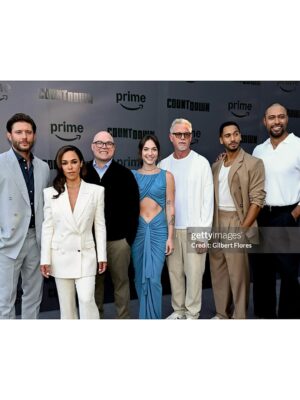 Violett Beane Instagram - This show! This dress! These people! 🦋

Couldn’t have asked for a better night celebrating #Countdown. First three episodes drop next week!! June 25th on @primevideo 

Styling by @itsamandalim assisted by @viktoriapetrovski 
Hair by @ericka_verrett
Makeup by meee
Thank you gals for making me feel extra cute!
Dress @christopher_esber 
Jewels @shayjewelry