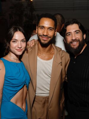 Violett Beane Instagram - This show! This dress! These people! 🦋

Couldn’t have asked for a better night celebrating #Countdown. First three episodes drop next week!! June 25th on @primevideo 

Styling by @itsamandalim assisted by @viktoriapetrovski 
Hair by @ericka_verrett
Makeup by meee
Thank you gals for making me feel extra cute!
Dress @christopher_esber 
Jewels @shayjewelry