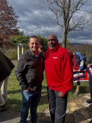 Winsome Earle-Sears Instagram - 📍Blacksburg - Stop 13

It was a cold day out in Blacksburg, but you all showed up because you know the importance of winning this election.

We want safe communities, a thriving economy, and successful schools. A vote for the Republican ticket is a vote for common sense and a Virginia that continues to win! 

Onward to Tuesday!