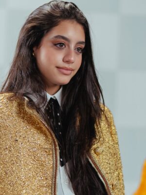 Yasmina El-Abd Instagram - lovely time in beautiful Abu Dhabi with @bridge 💙🇦🇪

wearing full @maisonvalentino 
glammed by @aiza_q 

📸: @mohamedelnadry