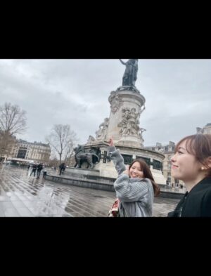 Yuno Ohara Instagram - 🗼🇫🇷🎨🥐
ㅤㅤㅤㅤㅤㅤㅤㅤㅤㅤㅤㅤㅤ
少し前のパリ旅行の思い出たち♡
沢山笑って、食べて、観光して。
心が満たされた時間でした☺︎
はるちゃんいつもありがとう！✨