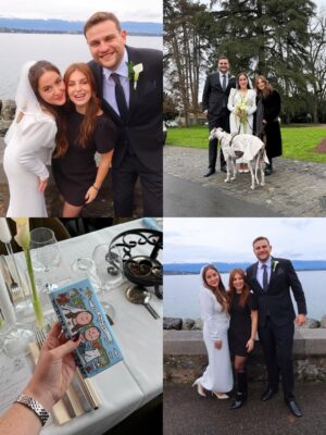 Zeynep Özkaya Instagram - Let’s celebrate love in Geneva🥹❤️🥂