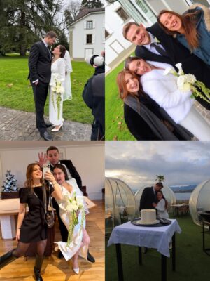Zeynep Özkaya Instagram - Let’s celebrate love in Geneva🥹❤️🥂