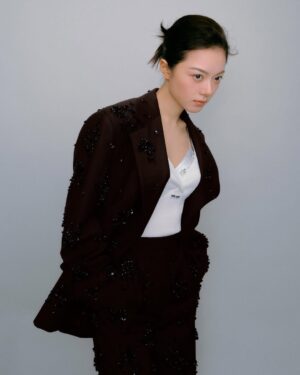 Zhao Jinmai Instagram - 🤎#miumiu