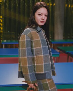 Zhao Jinmai Instagram - Zhao Jinmai (@jinmai_z) attends the Miu Miu Spring/Summer 2026 fashion show by Miuccia Prada in Paris.

#MiuMiuClub
#MiuMiuSS26