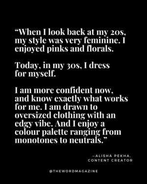 alisha pekha Instagram - The Word. presents The Style Series, an inquiry into what style means in the city, as five women celebrate their individuality and inspirations.

“I began my career as a model, and I did that for over 10 years. Post that, I craved a fresh start, as I was done with that chapter of my life,” content creator Alisha Pekha shares with The Word. “After considering professions like creative direction and photography, I decided to dabble in content creation about five years ago—it involves everything I love, and I think I made the right choice.”

Editor-in-Chief: @nandinibhalla 
Photographs: @tarun_kalyani
Styling & Creative Direction: @gopalikavirmani
Styling Assistant: @rizarizvi_official 
Make-up: @sonamdoesmakeup
Make-up Assistant: @dattajimakeup1881 
Hair: @vishakhadjain
Hair Assistants: @makeupby_kajal.24 @delisha.s.makeupandhair 
Photography Assistant: @bhavyakapooor
Production: @akanshaproductions__

Alisha is wearing the Check Cotton Shirt in Lichen, Burberry Long Silk trench coat in Millet, and is carrying the Knight Bag in Hazel, all by @burberry

#TheWordxBurberry #TheWord #Burberry #AlishaPekha