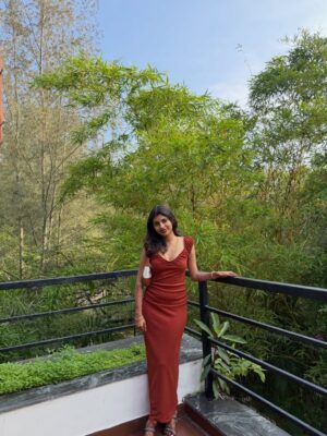 dharshini sudhakar Instagram - Lost in the right place🍃💕
.
.
.
#married #love #fyp
