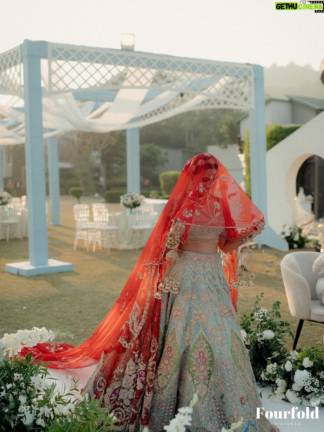 Aashna Hegde - 612.5K Likes - 8th Dec 2025 🤍 the day I got to marry the love of my life TWICE! 

Growing up I didn’t really believe in the institution of marriage. I never dreamed of having a wedding, never thought about a wedding lehenga but I’ve always dreamed of finding my person - my happily ever after! 
& my husband is everything I could wish for!
I don’t think it has really sunk in yet but my heart is so full that now I get to spend the rest of my life with my best friend! 
🤍

Aashna’ Outfit: @rimpleandharpreet
Addy’s Outfits: Custom @rimpleandharpreet
Both Jewels: @therahjewels
Kaleeras: Custom @make_my_chooda
Styled by: @dollaypop 
Asst: @naishasinghvi @soph.i.a_
Makeup, Hair & Draping: @shradhaluthra
Photography: @fourfoldpictures
Planner: @ferriswheeldiaries 
Decor Design & Execution: @dbspaces
Bar Experience: @delicocktailhous