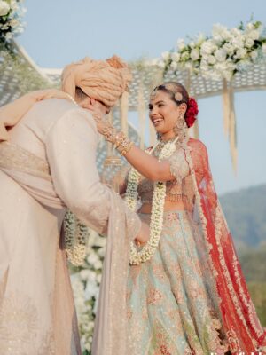 Aashna Hegde Instagram - 8th Dec 2025 🤍 the day I got to marry the love of my life TWICE! 

Growing up I didn’t really believe in the institution of marriage. I never dreamed of having a wedding, never thought about a wedding lehenga but I’ve always dreamed of finding my person - my happily ever after! 
& my husband is everything I could wish for!
I don’t think it has really sunk in yet but my heart is so full that now I get to spend the rest of my life with my best friend! 
🤍

Aashna’ Outfit: @rimpleandharpreet
Addy’s Outfits: Custom @rimpleandharpreet
Both Jewels: @therahjewels
Kaleeras: Custom @make_my_chooda
Styled by: @dollaypop 
Asst: @naishasinghvi @soph.i.a_
Makeup, Hair & Draping: @shradhaluthra
Photography: @fourfoldpictures
Planner: @ferriswheeldiaries 
Decor Design & Execution: @dbspaces
Bar Experience: @delicocktailhous