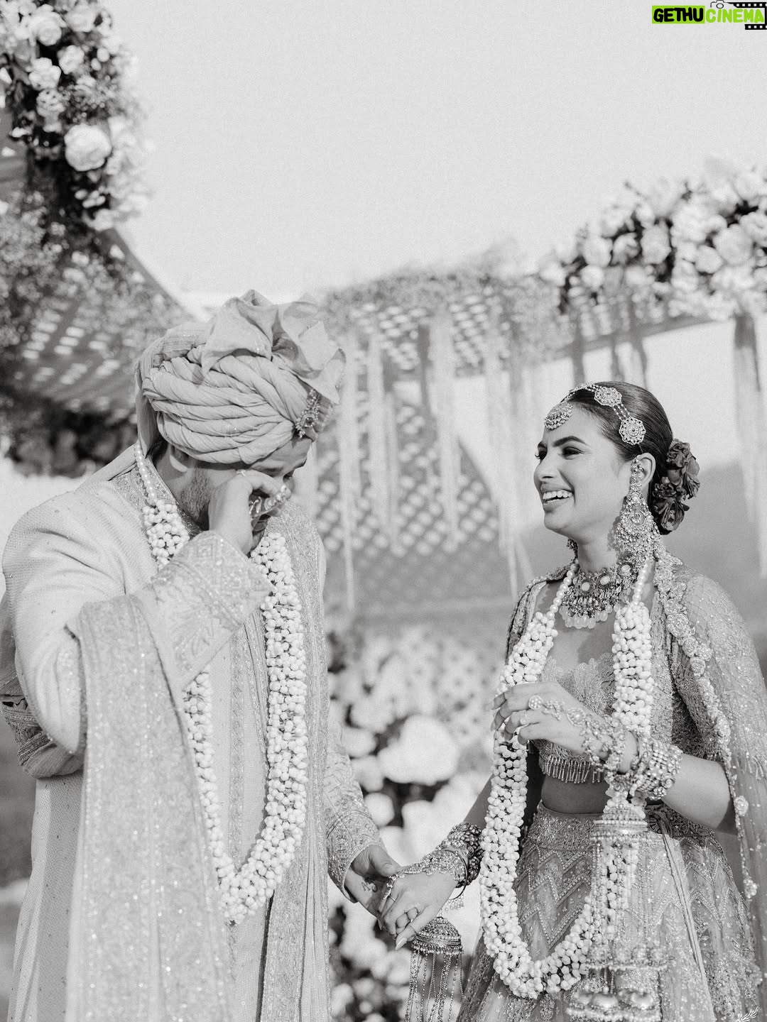 Aashna Hegde - 612.5K Likes - 8th Dec 2025 🤍 the day I got to marry the love of my life TWICE! 

Growing up I didn’t really believe in the institution of marriage. I never dreamed of having a wedding, never thought about a wedding lehenga but I’ve always dreamed of finding my person - my happily ever after! 
& my husband is everything I could wish for!
I don’t think it has really sunk in yet but my heart is so full that now I get to spend the rest of my life with my best friend! 
🤍

Aashna’ Outfit: @rimpleandharpreet
Addy’s Outfits: Custom @rimpleandharpreet
Both Jewels: @therahjewels
Kaleeras: Custom @make_my_chooda
Styled by: @dollaypop 
Asst: @naishasinghvi @soph.i.a_
Makeup, Hair & Draping: @shradhaluthra
Photography: @fourfoldpictures
Planner: @ferriswheeldiaries 
Decor Design & Execution: @dbspaces
Bar Experience: @delicocktailhous