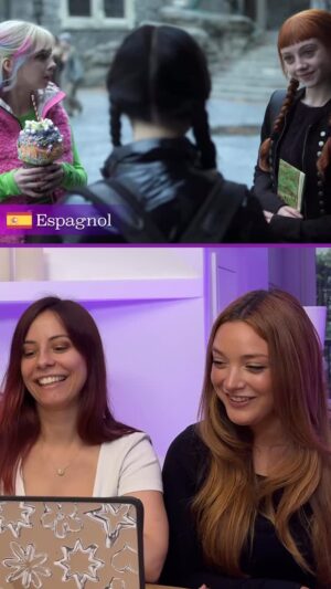 Adeline Chetail Instagram - Mercredi dans toutes les langues !
Quelle version vous a le plus surpris ?!? 

@emmylou.homs @lillycaruso