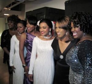 Adrienne Warren Instagram - FINALLY!! 
DREAMGIRLS IS COMING BACK TO BROADWAY!!!!!
This show was the start of my theater career. 
From the Apollo theatre to around the country, and other parts of the world…It changed everything for me. 
We never made our way back to Broadway so this announcement made me overwhelmed with excitement… not only because I am a fan of the show but because I know this show will be the beginning for a new group of ladies.  I cannot wait to see and cheer on our new Dreamgirls!! 
P.S. LORRELL FOREVER! 😎