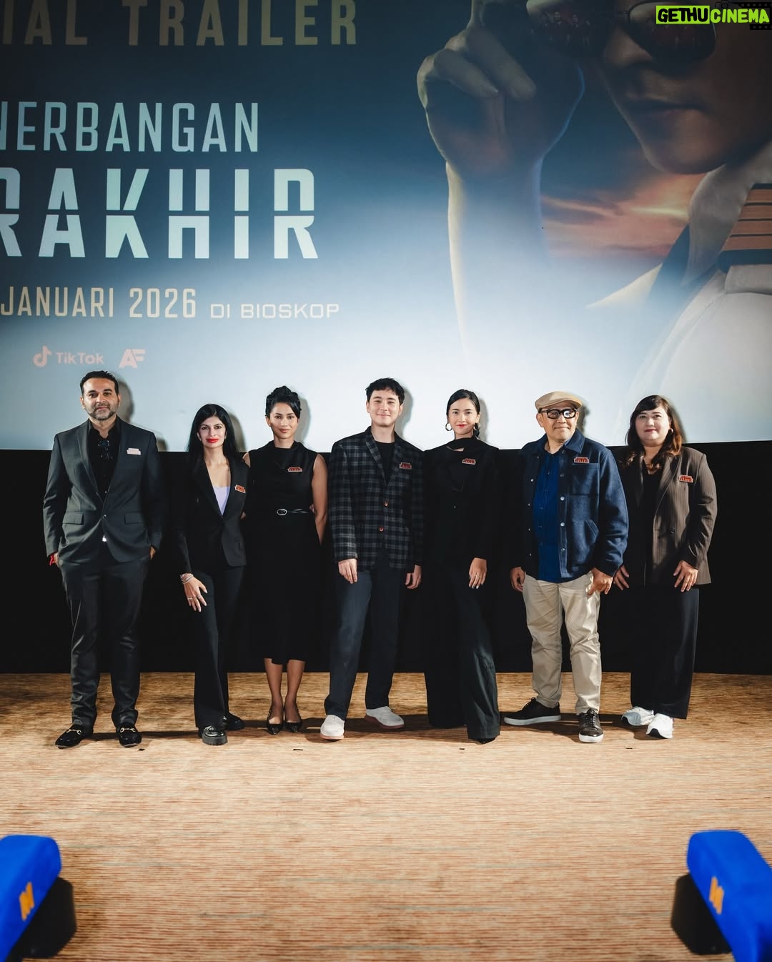 Aghniny Haque - 10.1K Likes - One step closer to the story we’ve been holding onto.
Penerbangan Terakhir trailer press conference day ✈️

Make up by @beautybyyusti and hair @irmanabillah_  thank you for the glow! ✨

📸 : @yestianovira @armanfebryan