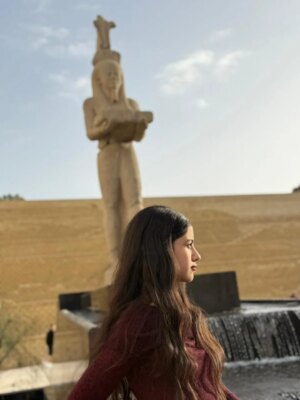 Aicel Ramzy Instagram - A moment with history ✨♥️
-
#aicel_ramzy| #أيسل_رمزي